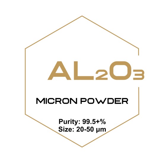 Aluminum Oxide (Al2O3) Micron Powder, Purity: 99.5+%, Size: 20-50 μm-Microparticles-