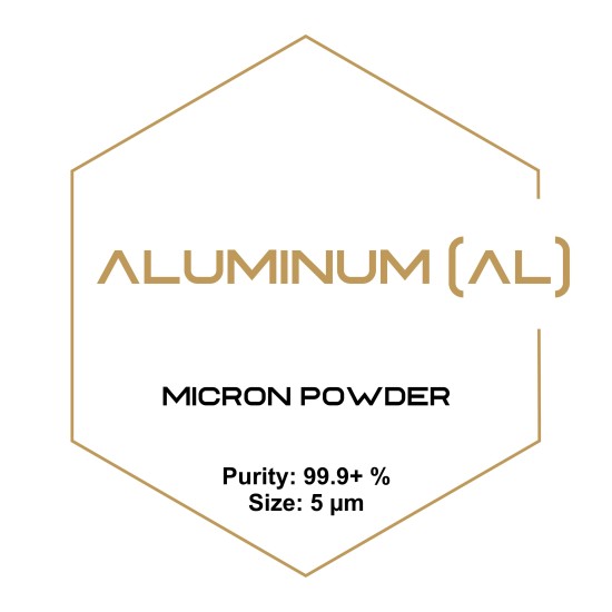 Aluminum (Al) Micron Powder, Purity: 99.9+ %, Size: 5 µm﻿-Microparticles-