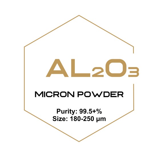 Aluminum Oxide (Al2O3) Micron Powder, Purity: 99.5+%, Size: 180-250 μm-Microparticles-
