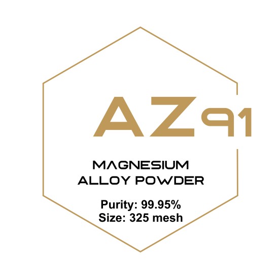AZ91 Magnesium Alloy Powder, Purity: 99.95%, Size: 325 mesh-Microparticles-