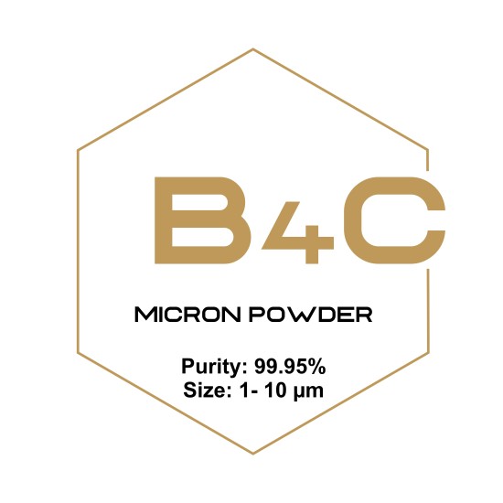 Boron Carbide (B4C) Micron Powder, Purity: 99.95%, Size: 1- 10 µm-Microparticles-
