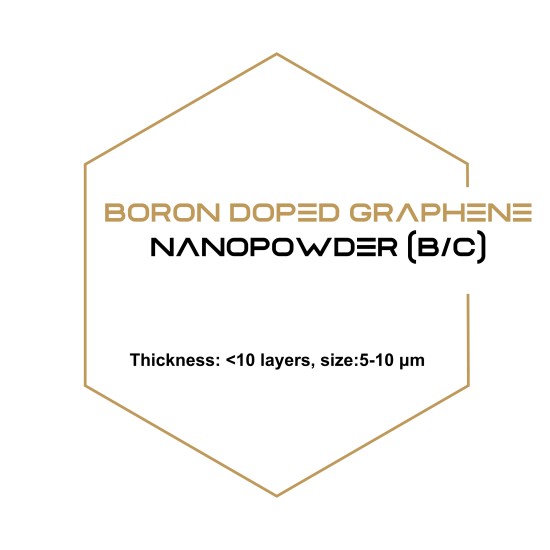 Boron Doped Graphene Nanopowder (B/C)-Lithium Battery Materials-