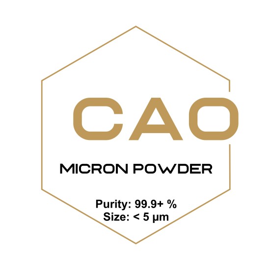 Calcium Oxide (CaO) Micron Powder, Purity: 99.9+ %, Size: < 5 µm-Microparticles-