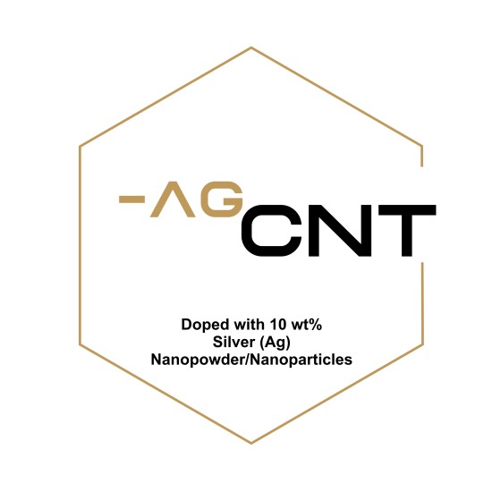 Carbon Nanotubes Doped with 10 wt% Silver (Ag) Nanopowder/Nanoparticles-Carbon Nanotubes-