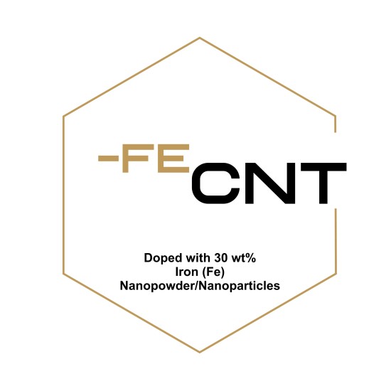 Carbon Nanotubes Doped with 30 wt% Iron (Fe) Nanopowder/Nanoparticles-Carbon Nanotubes-