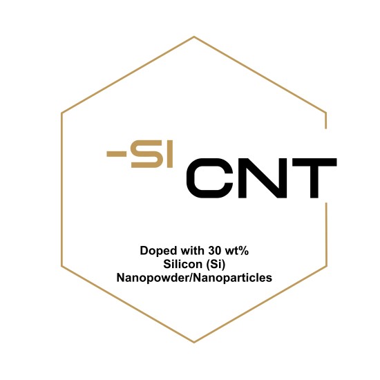 Carbon Nanotubes Doped with 30 wt% Silicon (Si) Nanopowder/Nanoparticles-Carbon Nanotubes-