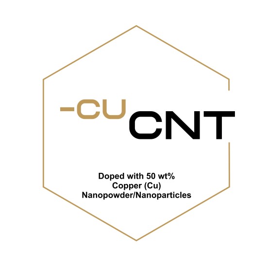 Carbon Nanotubes Doped with 50 wt% Copper (Cu) Nanopowder/Nanoparticles-Carbon Nanotubes-