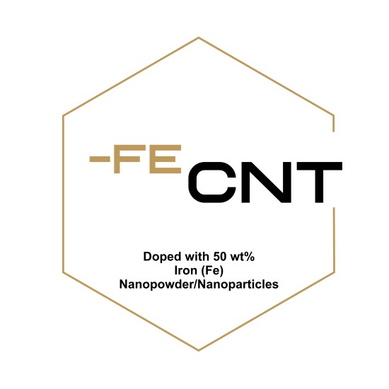Carbon Nanotubes Doped with 50 wt% Iron (Fe) Nanopowder/Nanoparticles-Carbon Nanotubes-