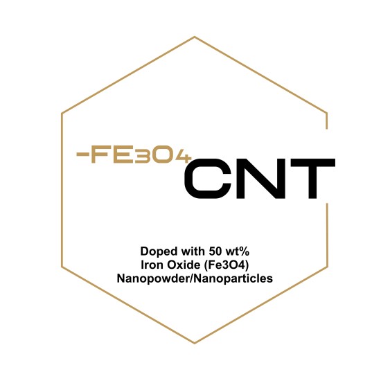 Carbon Nanotubes Doped with 50 wt% Iron Oxide (Fe3O4) Nanopowder/Nanoparticles-Carbon Nanotubes-