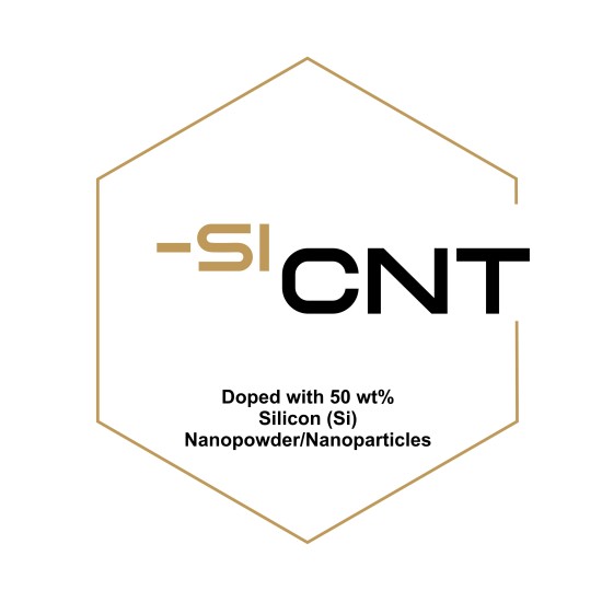 Carbon Nanotubes Doped with 50 wt% Silicon (Si) Nanopowder/Nanoparticles-Carbon Nanotubes-