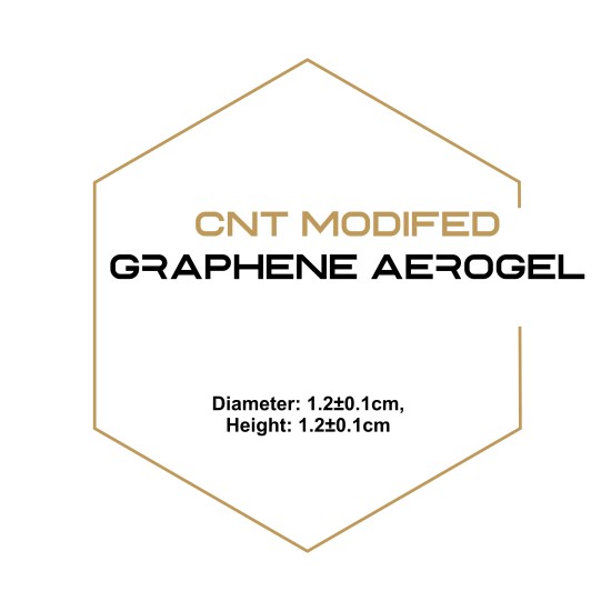 Carbon Nanotubes(CNT) Modified Graphene Aerogel, Diameter: 1.2±0.1cm, Height: 1.2±0.1cm-Graphene-