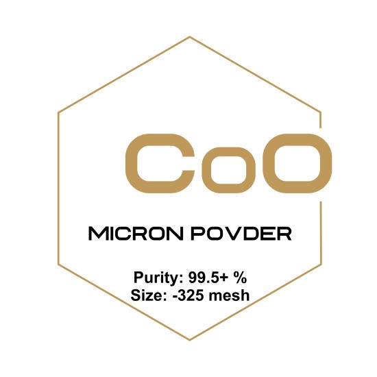 Cobalt Oxide (CoO) Micron Powder, Purity: 99.5+ %, Size: -325 mesh-Microparticles-