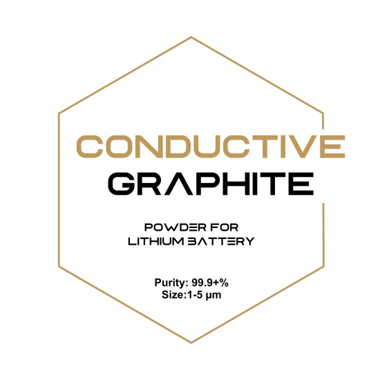 Conductive Graphite Powder for Lithium Battery, Purity: 99.9+%, Size: 1-5 µm-Lithium Battery Materials-GX01BE0104