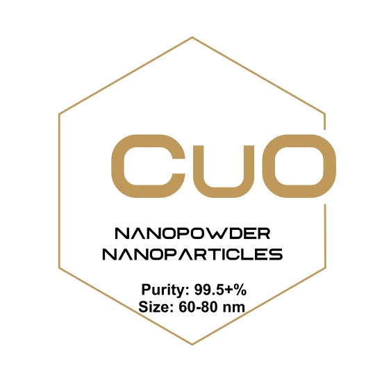 Copper Oxide (CuO) Nanopowder/Nanoparticles, Purity: 99.5+%, Size: 60-80 nm-Nanoparticles-
