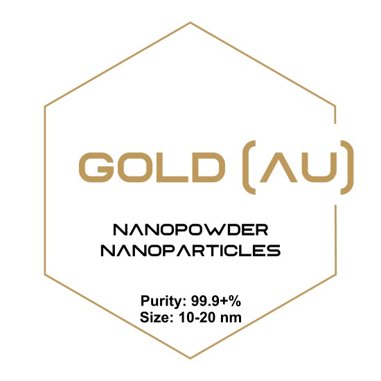 Gold (Au) Nanopowder/Nanoparticles, Purity: 99.9+%, Size: 10-20 nm-Nanoparticles-