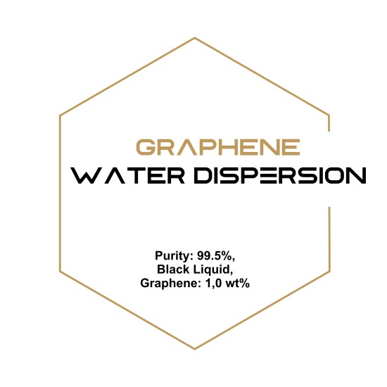 Graphene Water Dispersion, Purity: 99.5%, Black Liquid, Graphene: 1,0 wt%-Graphene-GX01GP0107