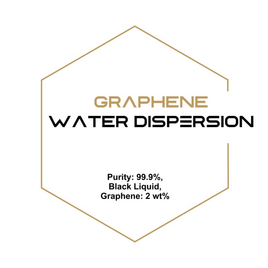 Graphene Water Dispersion, Purity: 99.9%, Black Liquid, Graphene: 2 wt%-Graphene-