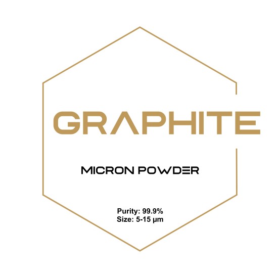 Graphite Micron Powder, Purity: 99.9%, Size: 5-15 µm-Microparticles-GX01MIP0103