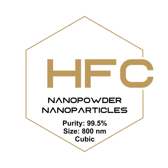 Hafnium Carbide (HfC) Nanopowder/Nanoparticles, Purity: 99.5%, Size: 800 nm, Cubic-Nanoparticles-