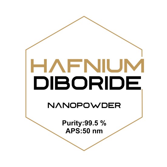 Hafnium Diboride Nanopowder, Purity:99.5 %, APS:50 nm-Nanoparticles-