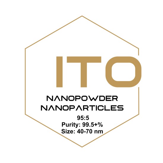 Indium Tin Oxide (ITO) Nanopowder/Nanoparticles, 95:5, Purity: 99.5+%, Size: 40-70 nm-Nanoparticles-