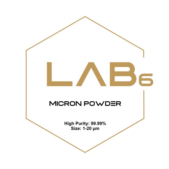 Lanthanum Hexaboride (LaB6) Micron Powder, High Purity: 99.99%, Size: 1-20 µm-Microparticles-GX01NAP0109