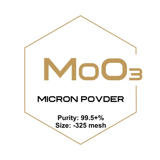 Molybdenum Trioxide (MoO3) Micron Powder, Purity: 99.5+%, Size: -325 mesh-Microparticles-