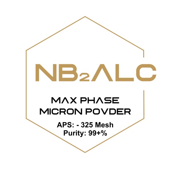 Niobium Aluminum Carbide (Nb2AlC) MAX Phase Micron Powder, APS: -325 Mesh, Purity: 99+ %-Microparticles-