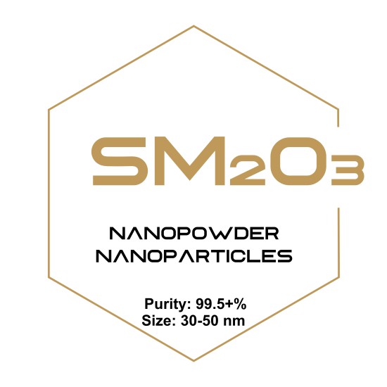 Samarium Oxide (Sm2O3) Nanopowder/Nanoparticles, Purity: 99.5+%, Size: 30-50 nm-Nanoparticles-