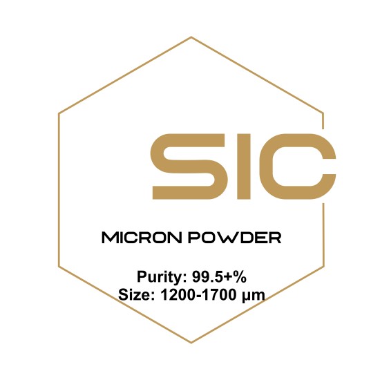 Silicon Carbide (SiC) Micron Powder, Purity: 99.5+% , Size: 1200-1700 μm-Microparticles-