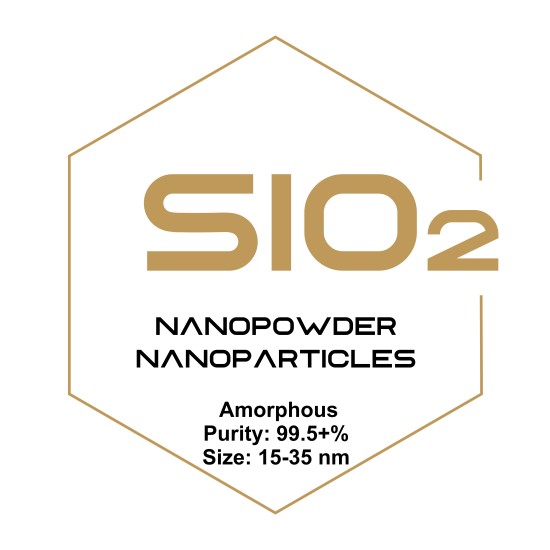 Silicon Dioxide (SiO2) Nanopowder/Nanoparticles, Amorphous, Purity: 99.5+%, Size: 15-35 nm-Nanoparticles-