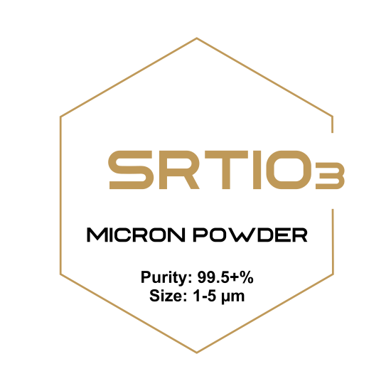 Strontium Titanate (SrTiO3) Micron Powder, Purity: 99.5+%, Size: 1-5 µm-Microparticles-
