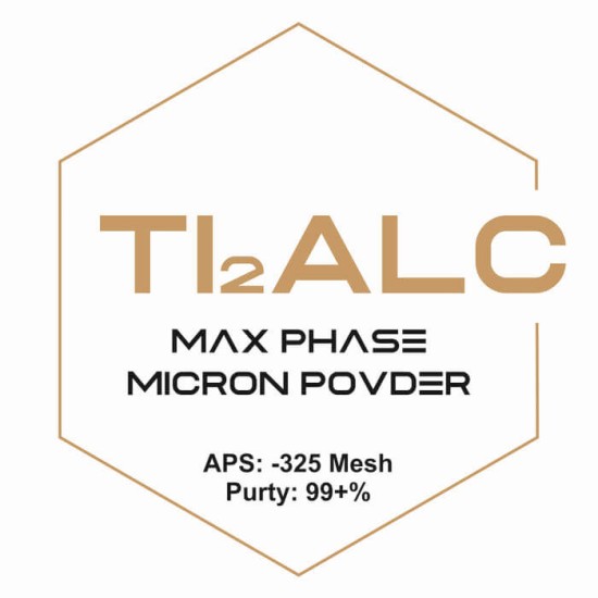 Titanium Aluminum Carbide (Ti2AlC) MAX Phase Micron Powder, APS: -325 Mesh, Purity: 99+ %-Microparticles-