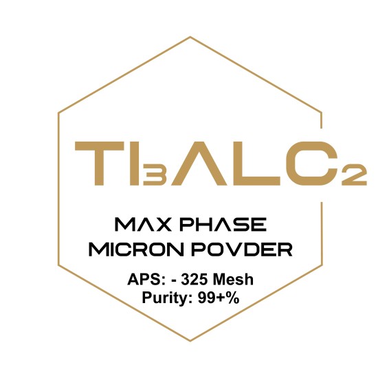 Titanium Aluminum Carbide (Ti3AlC2) MAX Phase Micron Powder, APS: -325 Mesh, Purity: 99+ %-Microparticles-