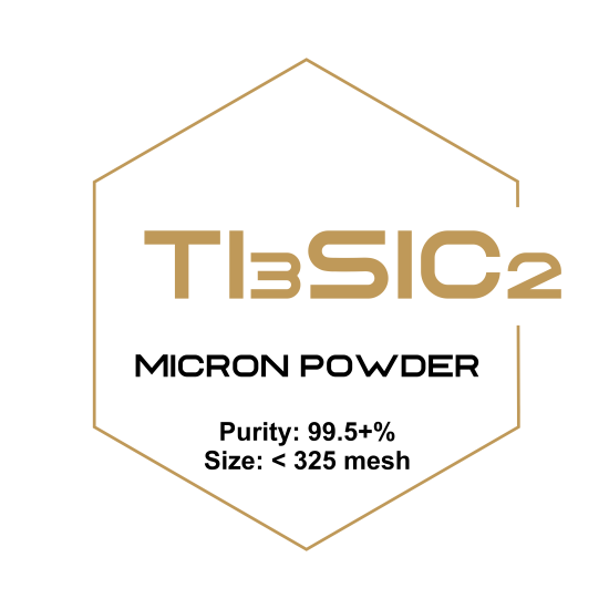 Titanium Silicon Carbide (Ti3SiC2) Micron Powder, Purity: 99.5+%, Size: < 325 mesh-Microparticles-