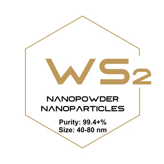 Tungsten Disulfide (WS2) Nanopowder/Nanoparticles, Purity: 99.4+%, Size: 40-80 nm-Nanoparticles-