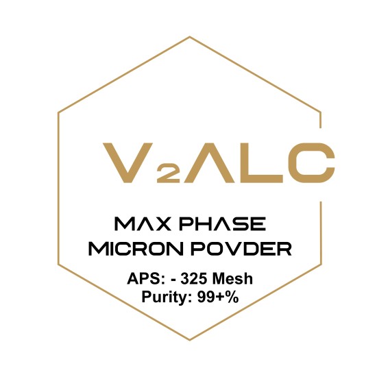 Vanadium Aluminum Carbide (V2AlC) MAX Phase Micron Powder, APS: -325 Mesh, Purity: 99+ %-Microparticles-