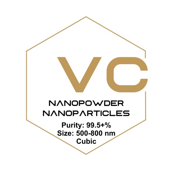 Vanadium Carbide (VC) Nanopowder/Nanoparticles, Purity: 99.5+%, Size: 500-800 nm, Cubic-Nanoparticles-