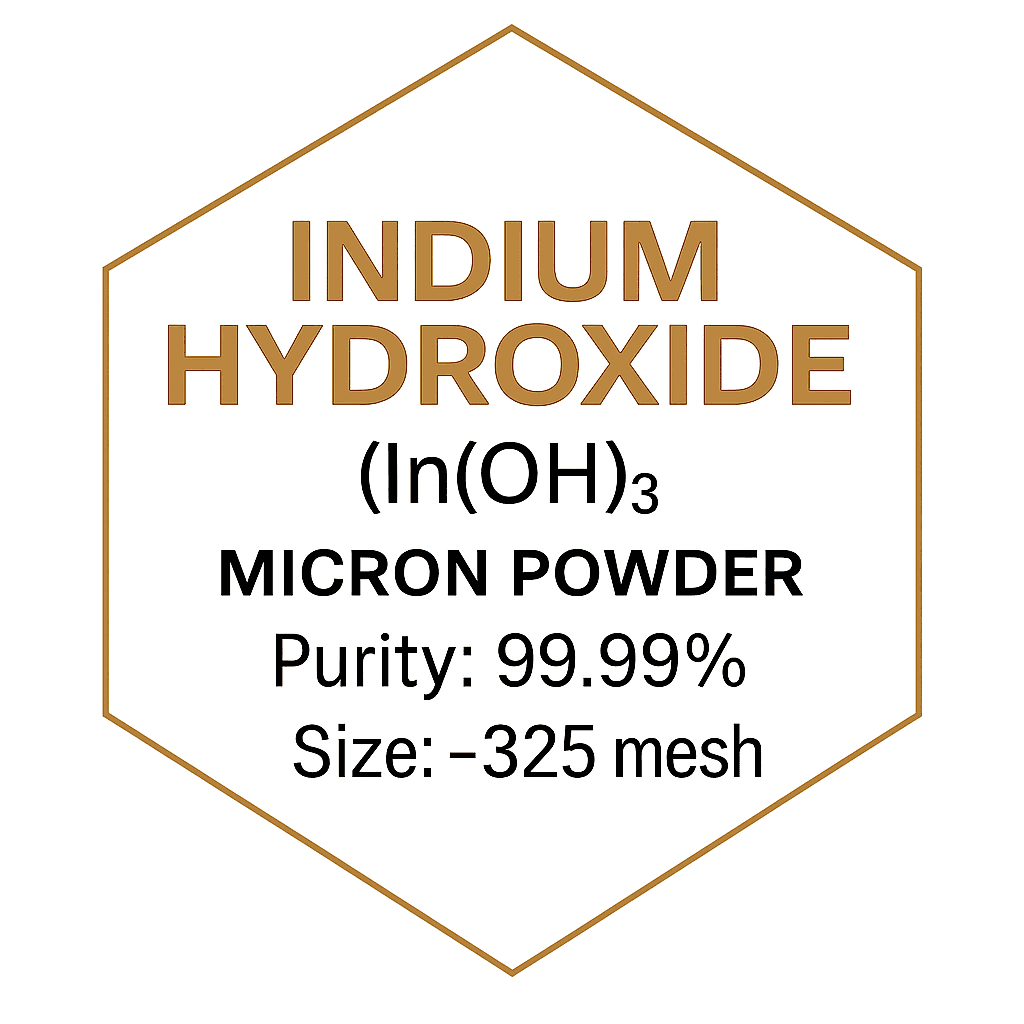 Indium Hydroxide (In(OH)₃) Micron Powder, Purity: 99.99%, Size: -325 ...